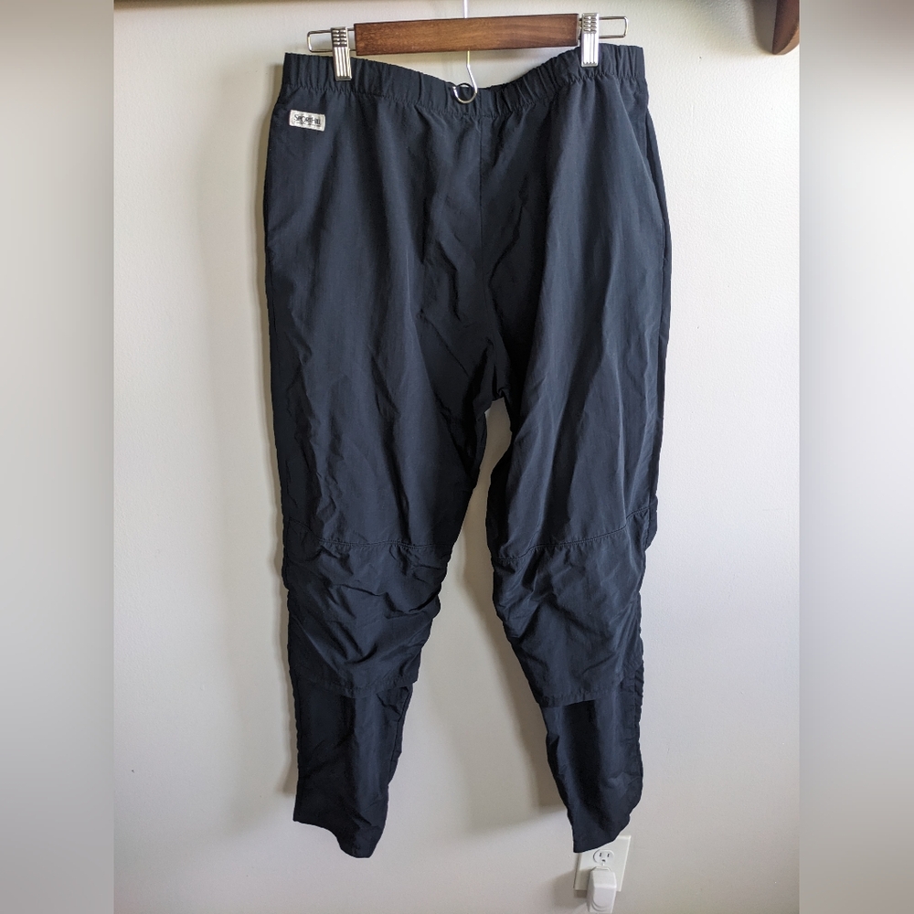 Sporthill Vintage? Windbreaker Style Men's Black Pants Large Zipper Ankles USA